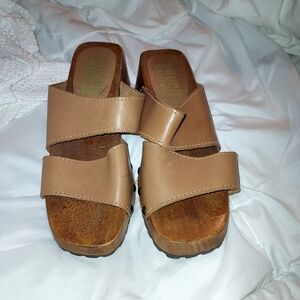 Tan Leather Women's Sandals